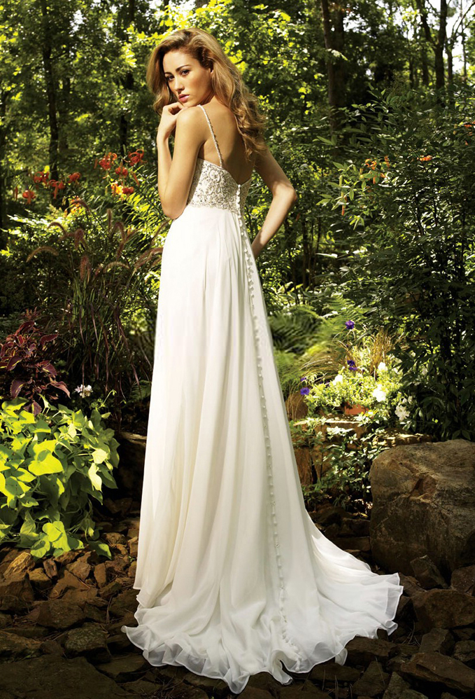 Orifashion HandmadeFairy Silk Chiffon Wedding Dress AL076